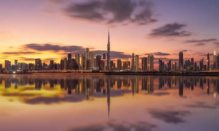 The Dubai skyline