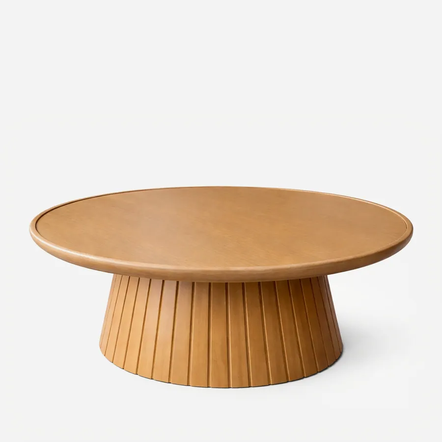 Luma coffee table — crafted from solid iroko wood with a weather-resistant oiled finish, this outdoor dining table features a robust 40 m…