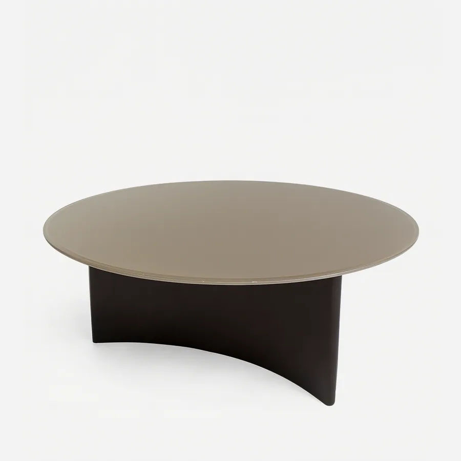 Lyon coffee table — 10 mm tempered glass top paired with an SS electroplated frame, complete with discreet rubber buffers for added prote…