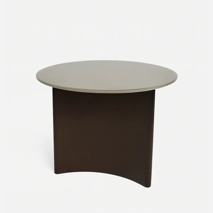 Modica coffee table — 10 mm tempered glass top paired with an SS electroplated frame, complete with discreet rubber buffers for added prote…