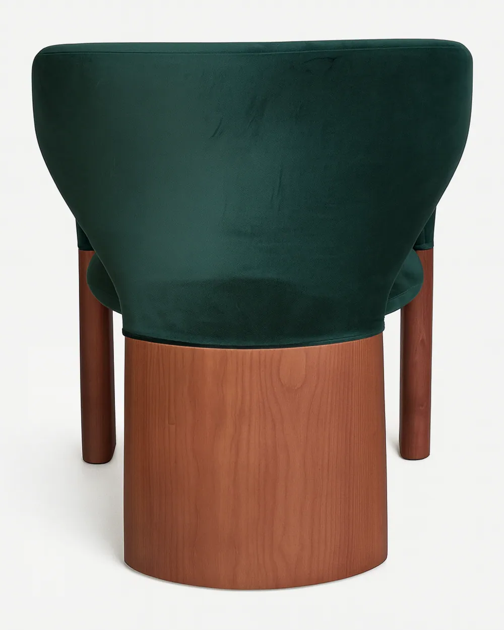 Manila Dining Chair dining chair — the frame is crafted from solid ash wood in a walnut-stained finish