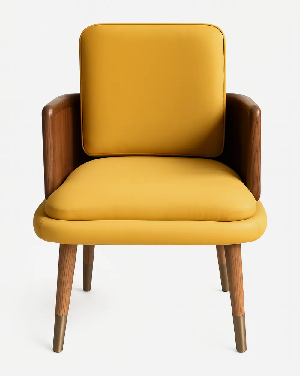 Reykjavik Dining Chair dining chair — the frame is crafted from solid ash wood in a walnut-stained finish