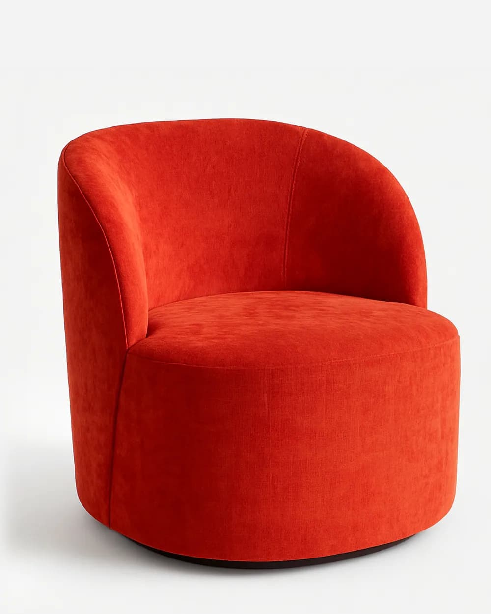 Astra Lounge Chair lounge chair — shell fully upholstered, with rubber buffer detailing