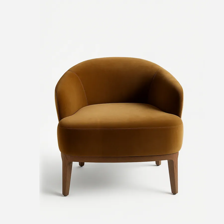 Lunara Lounge Chair lounge chair — frame in solid ash wood stained