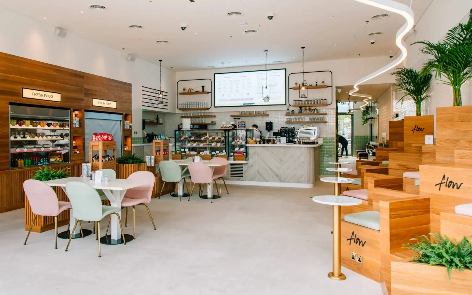 Flow Cafe — furnished by Interior Three Sixty