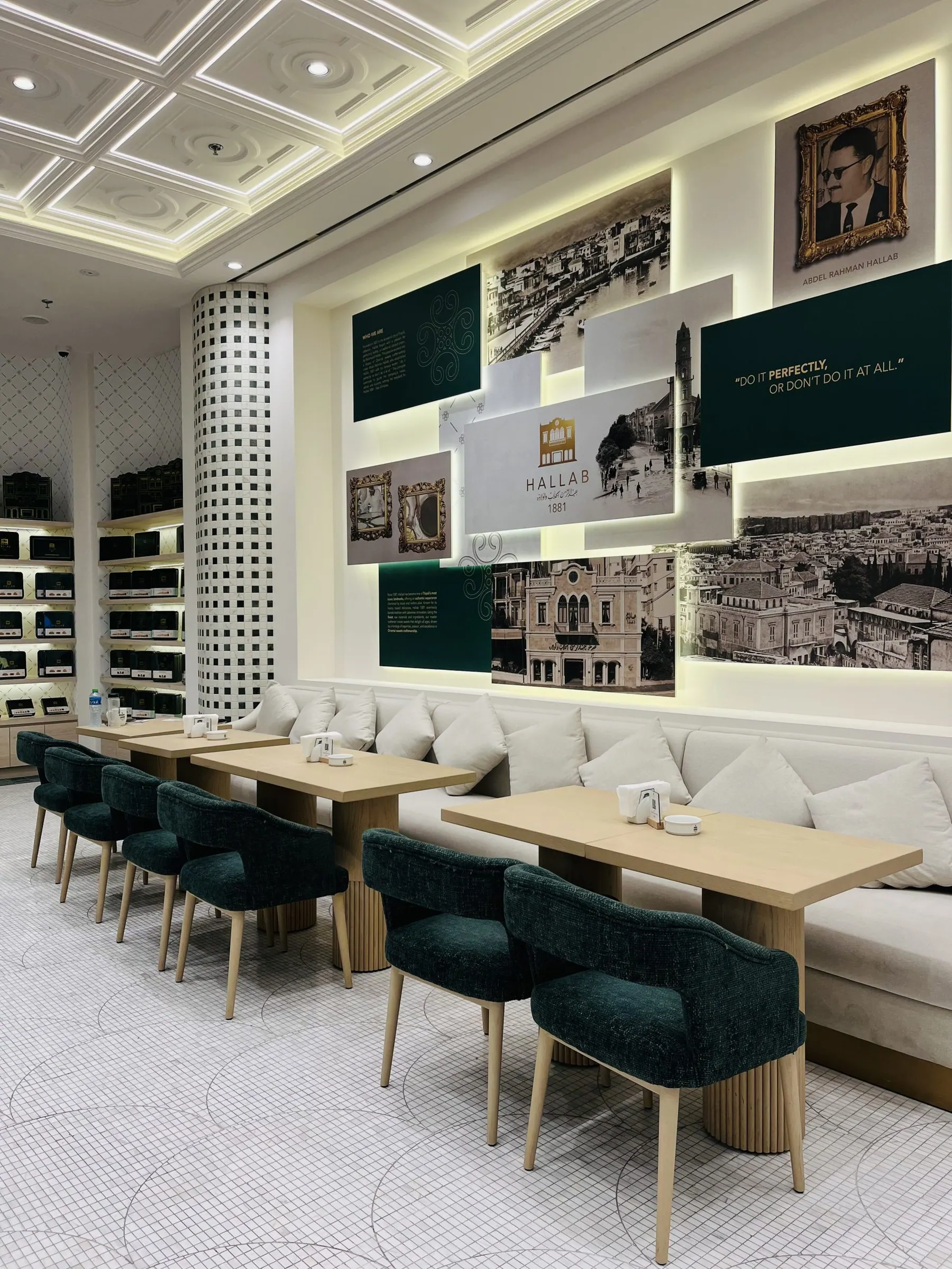 Hallab 1881 Dubai Mall — furnished by Interior Three Sixty