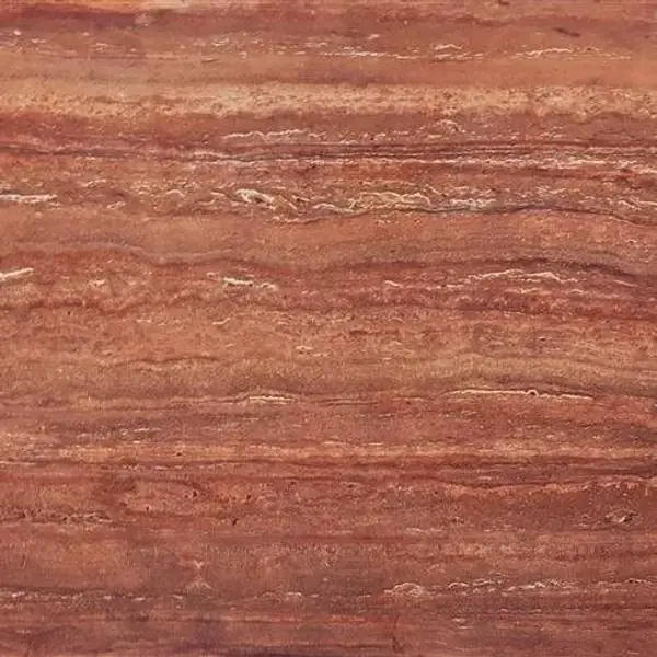 Red Travertine — travertine stone finish swatch