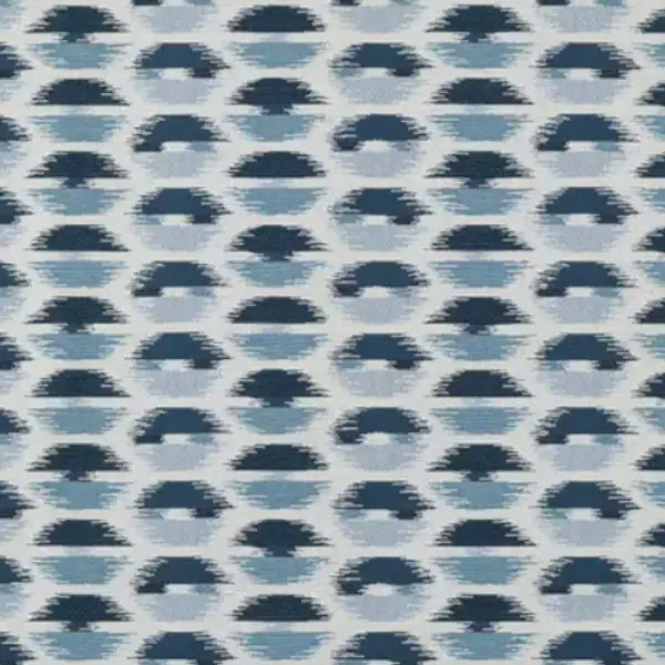 Ikat Indigo — pattern upholstery finish swatch