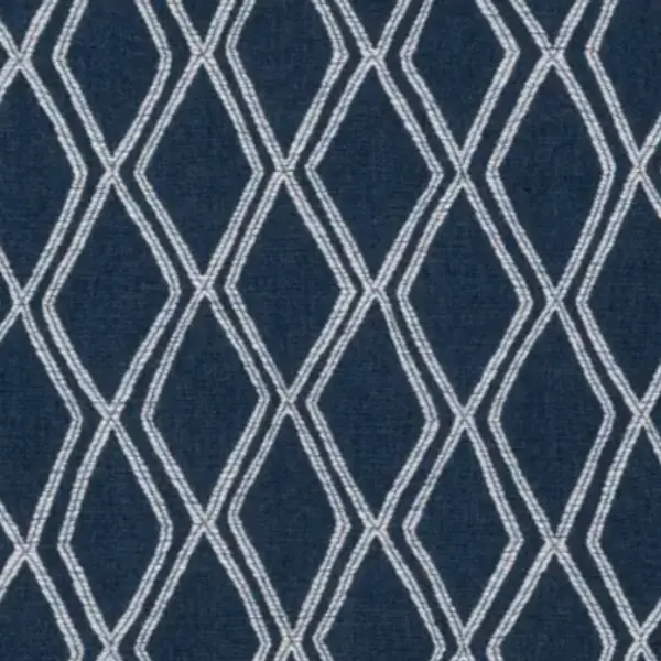 Trellis Navy — pattern upholstery finish swatch
