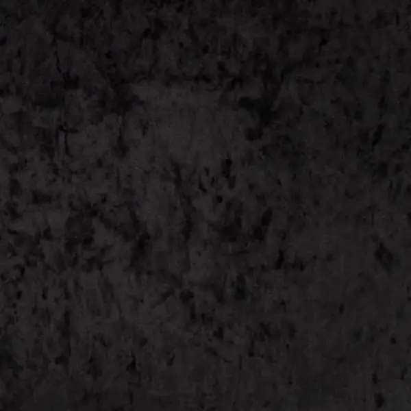 Black — velvet upholstery finish swatch