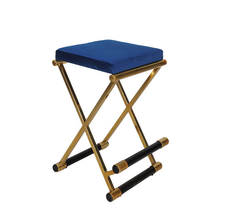 Boris Barstool Gold Nickel