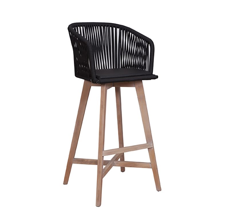 Cord Wood Barstool