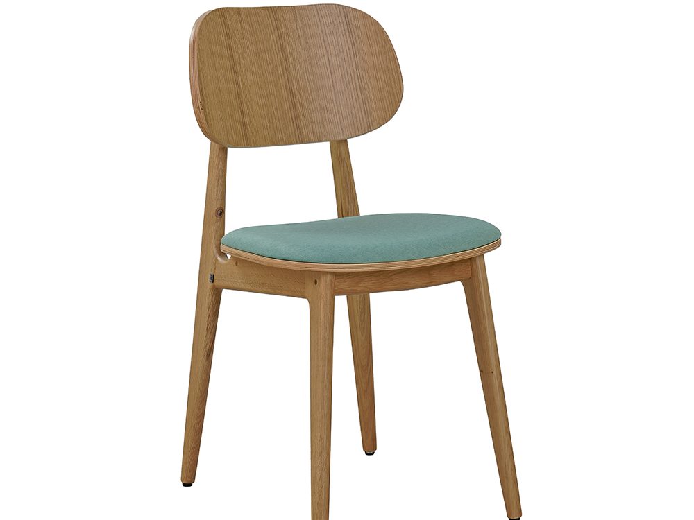 Friuli Oak Chair Seat Upholstered