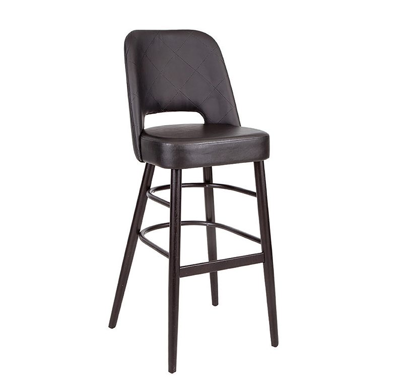 Hug Tessuto Barstool Seat And Back Uphlostered