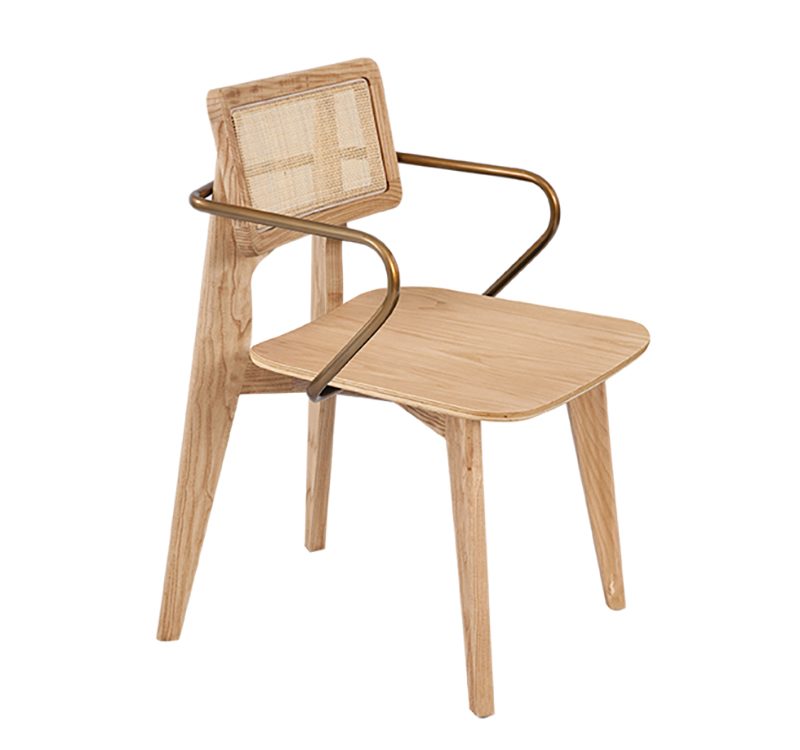 Rien Ash Wood Armchair