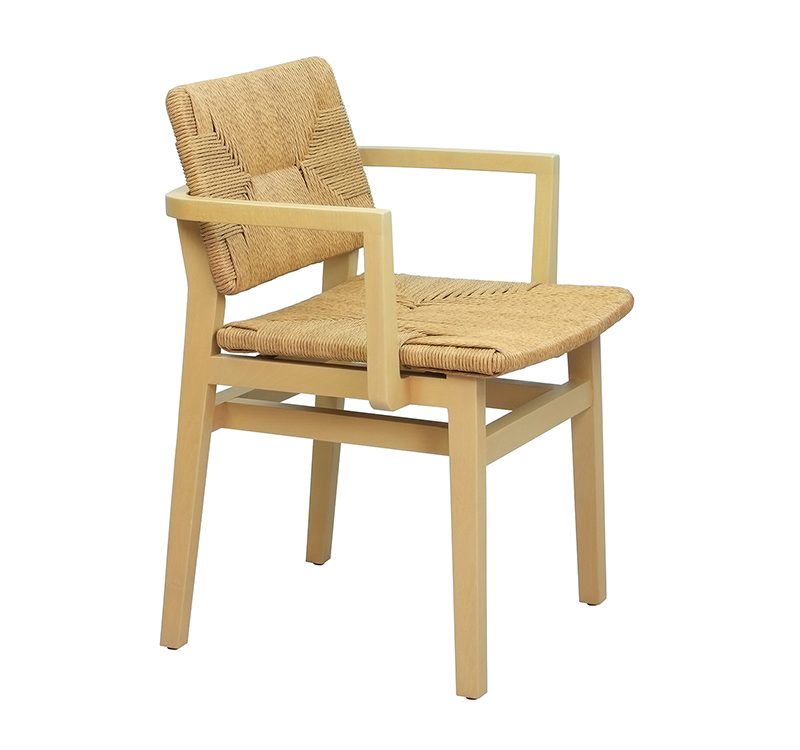 Riera Iroko Wood Armchair