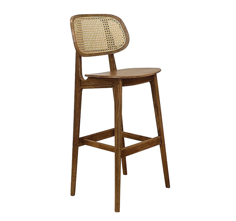 Secco Oak Wood Barstool