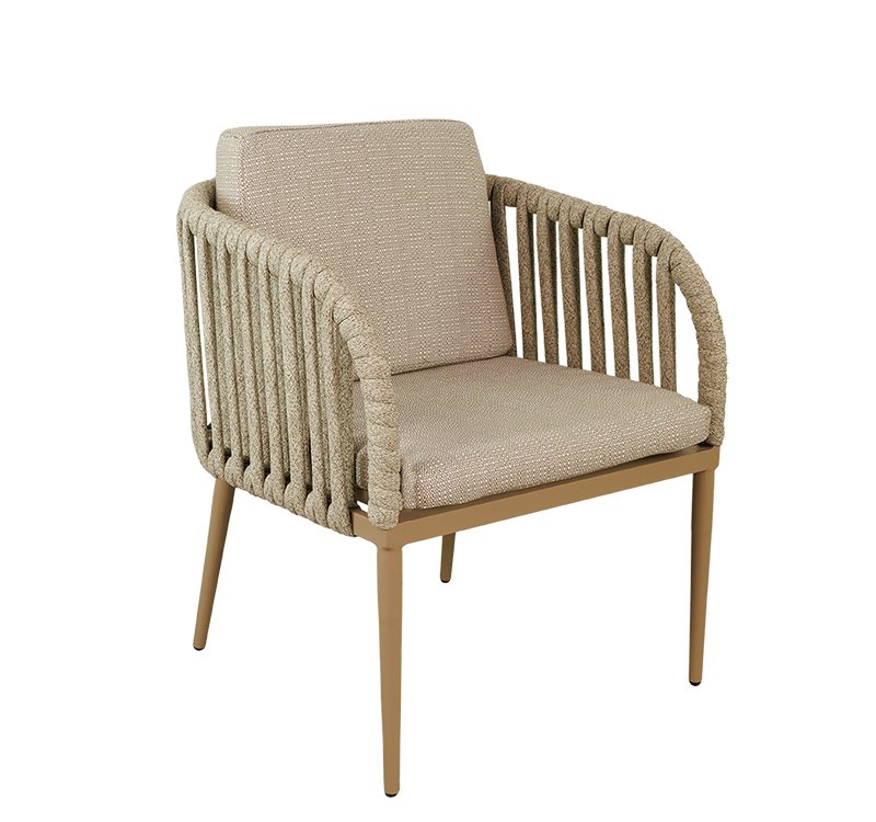 Lattice Rope Dining Armchair