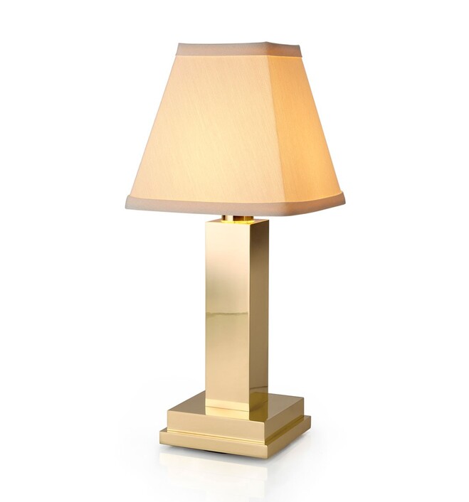 Albert Brass Cotton Shade