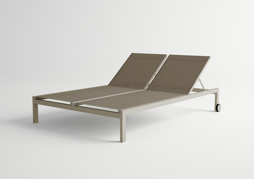 Milos Double Sunlounger (No Wheels)