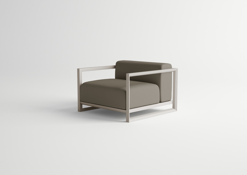 Nubes Armchair 1 Seater H 750 MM