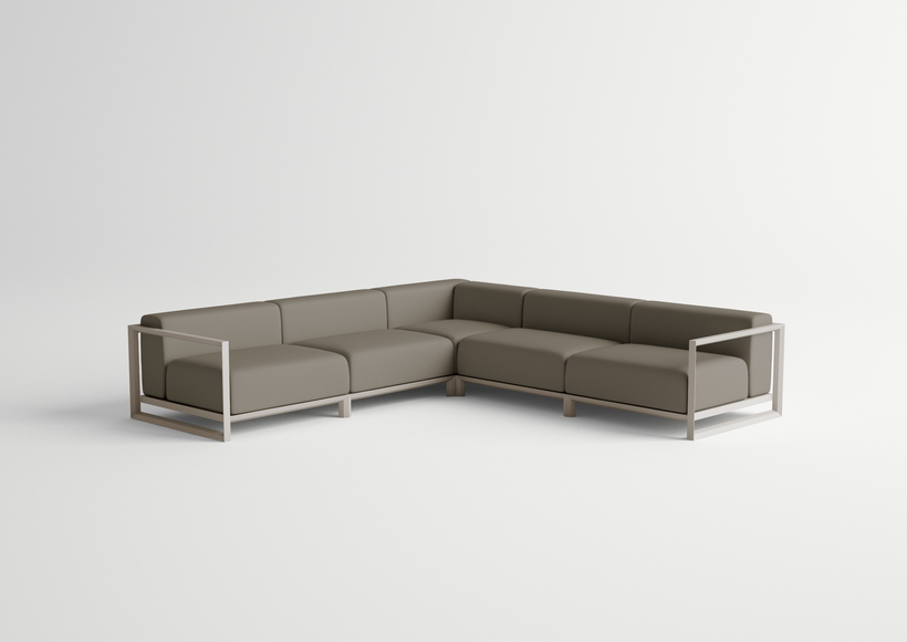 Nubes Modular Sofa 1S-Right Armrest H 750 MM