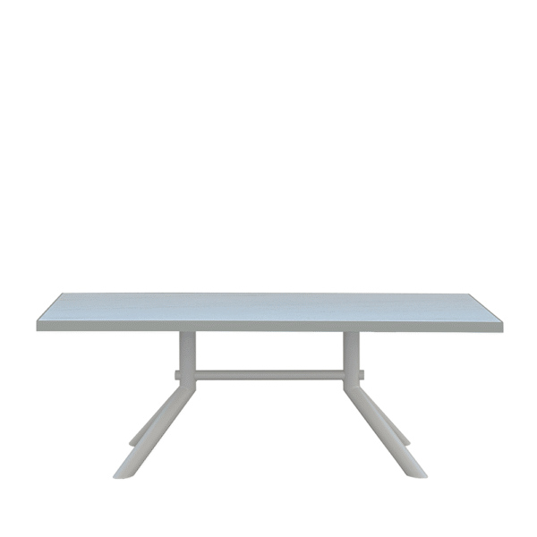 Bellina Double Aluminum Table Base W 1400