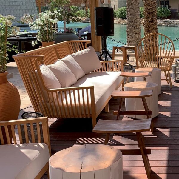 Bentigo Sofa 2 Seater Beech Wood W 1350 (Seat Cushion)