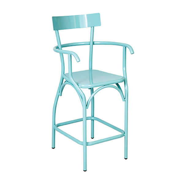 Berlin Arm Al Semistool With Back