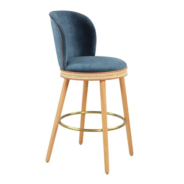 Blakey Cane Barstool With Back