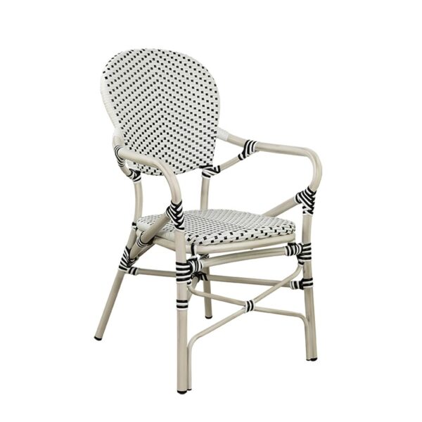 Boulogne Dining Armchair White