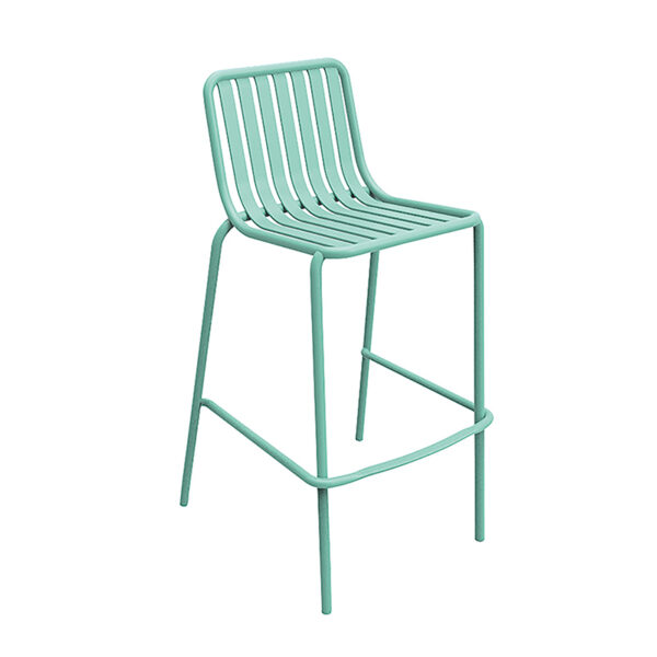 Esteves Semistool With Back Black