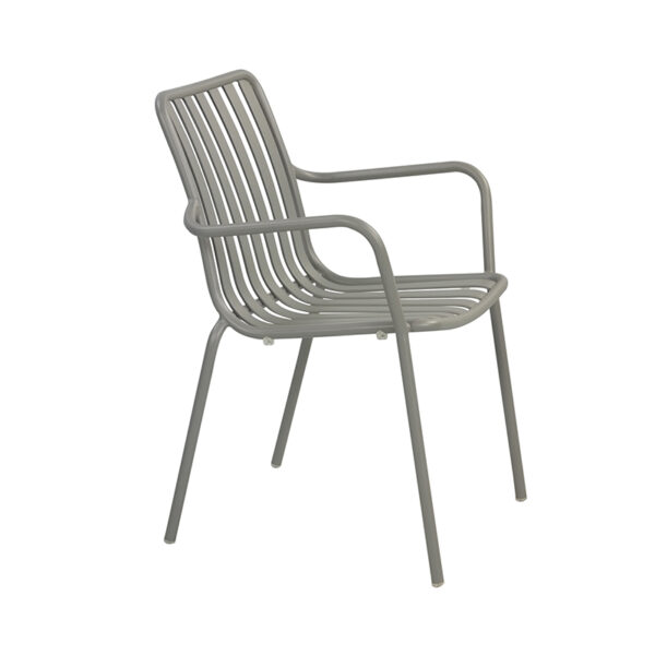 Esteves Al Dining Armchair Light Grey