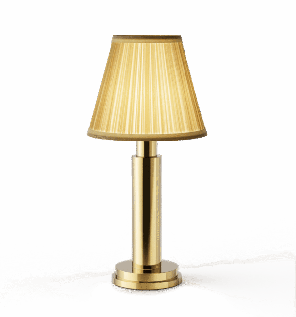 Elizabeth Brass Silk Pleated Cone