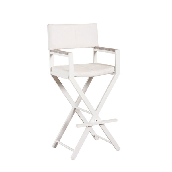 Faidra PVC Barstool With Back