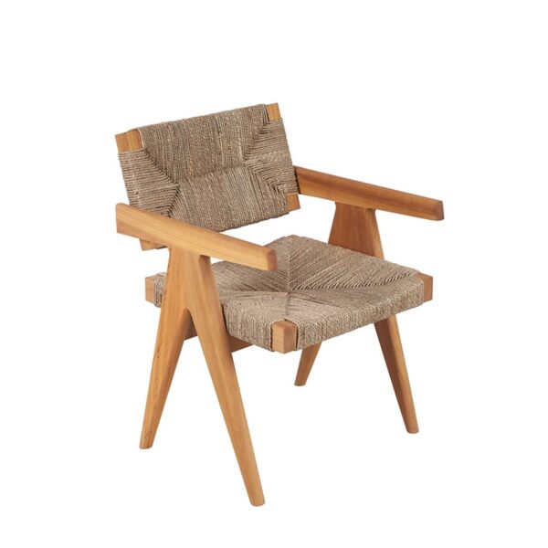 Jaret Rope Dining Armchair Iroko