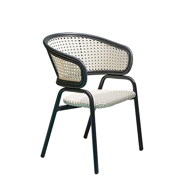 Normandy Dining Armchair Black Back